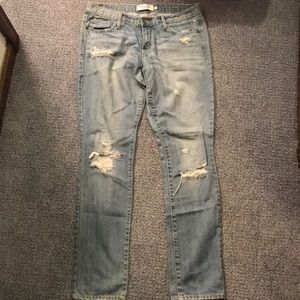 Abercrombie & Fitch ripped jeans